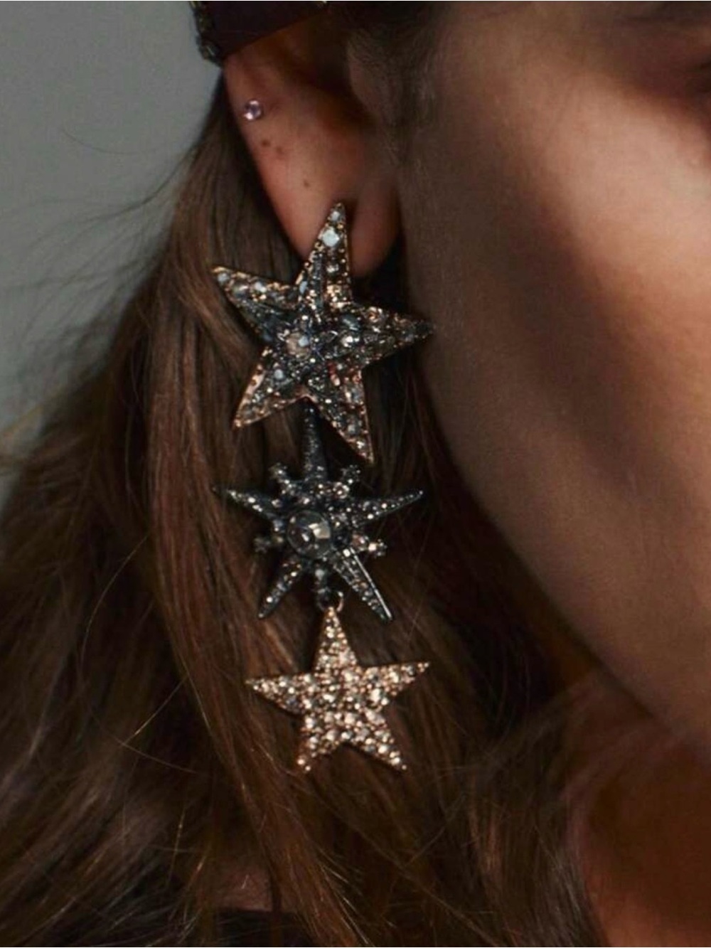 Star Tassel Drop Earrings